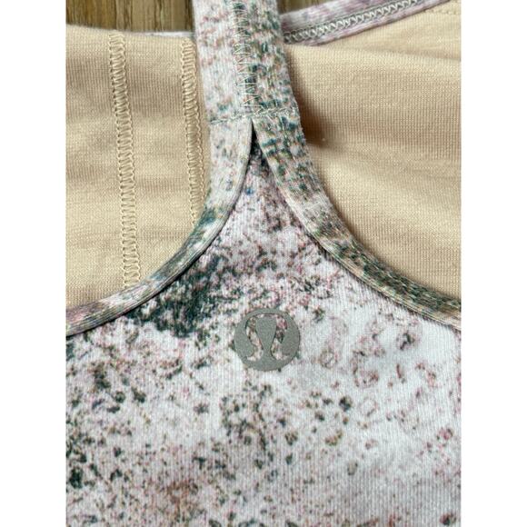 Lululemon Spacey Tank Pink Gray‎ Size 8 - Picture 3 of 5